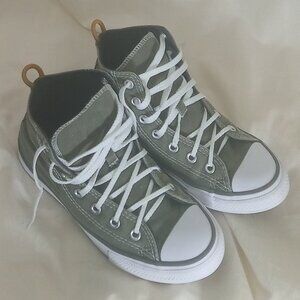 Women's Converse Chuck All Star Hi Shoes Lift Platform, Gray, Size 2